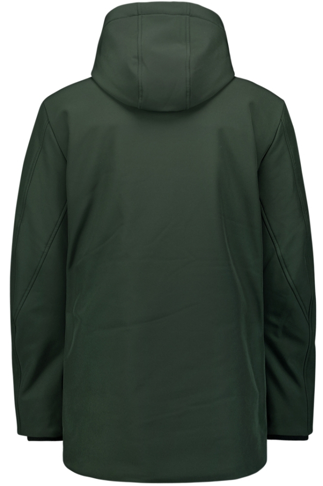 SOFTSHELL JAS MET CAPUCHON EN STRETCH 25630818 186 DARK MOSS