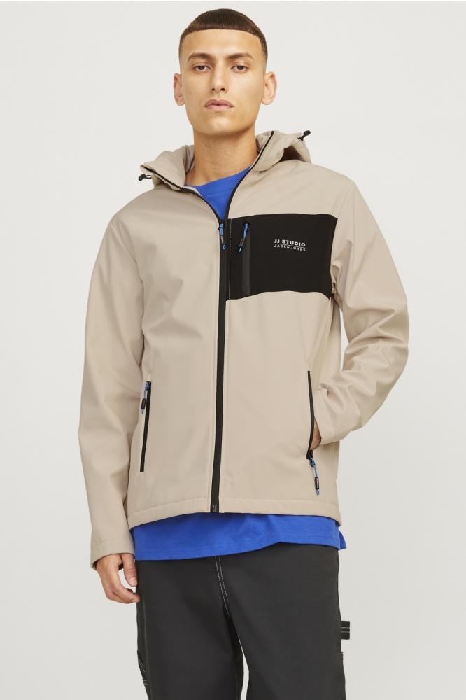 JJTAYLOR SOFTSHELL JACKET 12259615 MOONBEAM