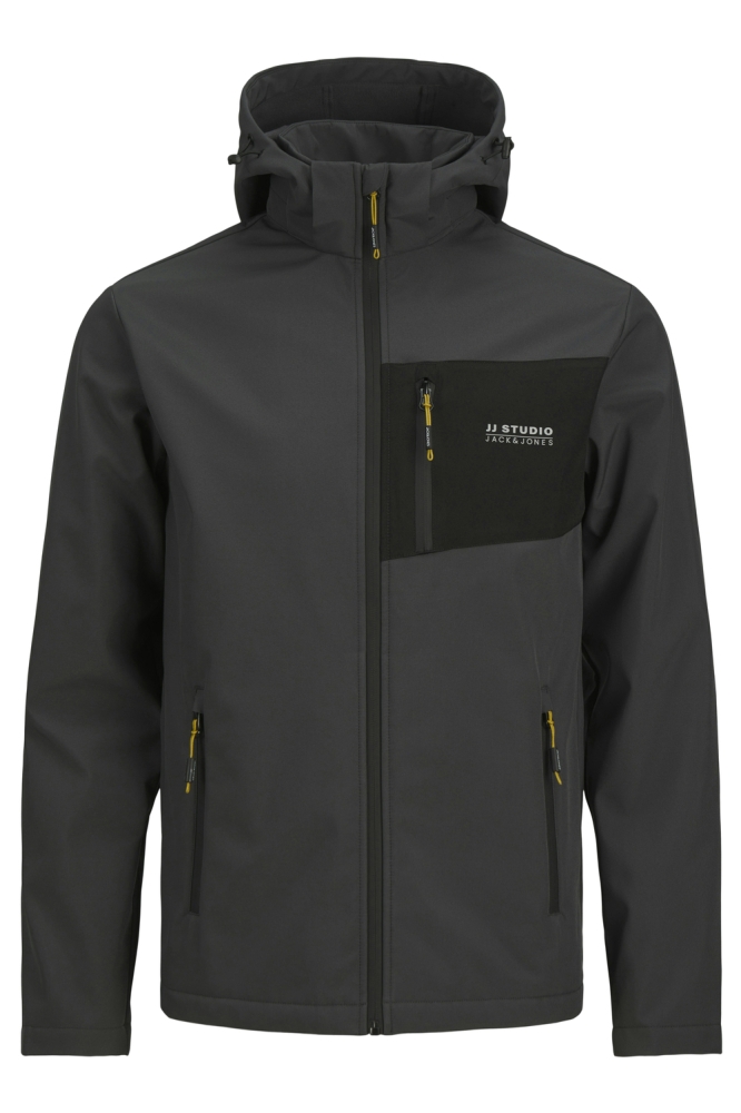 JJTAYLOR SOFTSHELL JACKET 12259615 ASPHALT