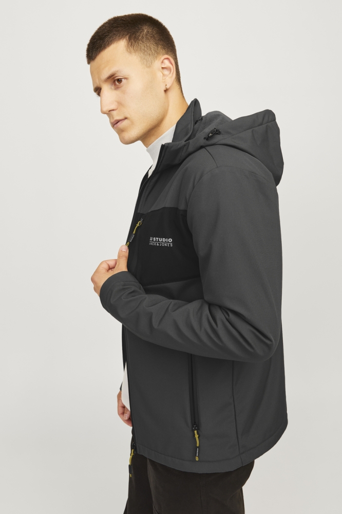 JJTAYLOR SOFTSHELL JACKET 12259615 ASPHALT