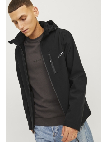 Jack & Jones Jas JJTAYLOR SOFTSHELL JACKET 12259615 BLACK