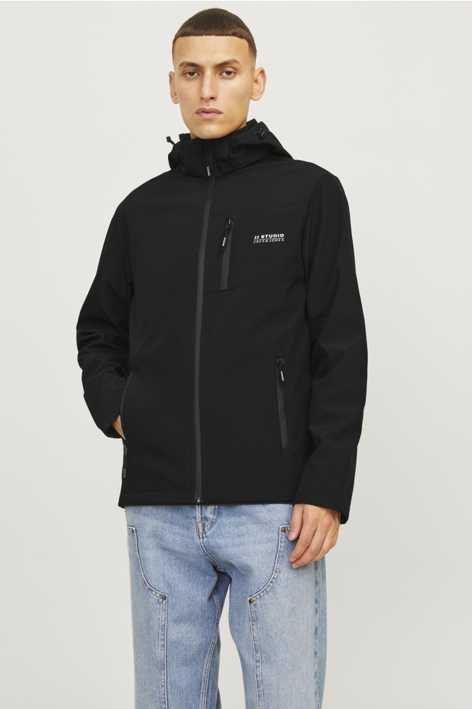 JJTAYLOR SOFTSHELL JACKET 12259615 BLACK