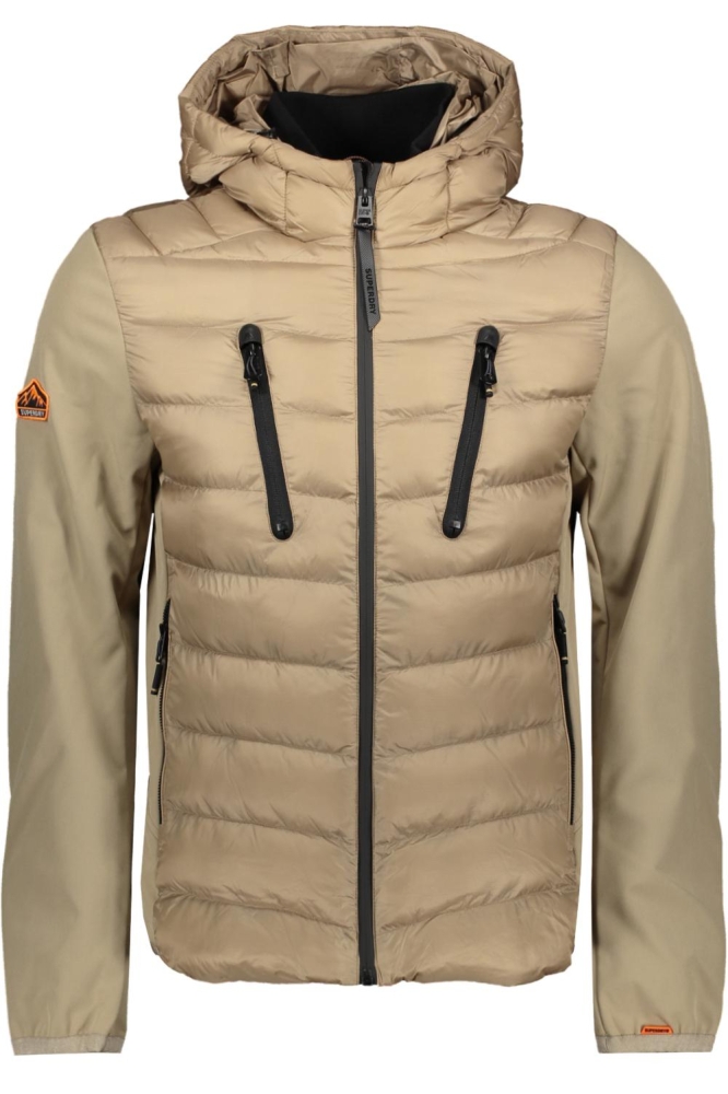 HOODED STORM SOFTSHELL M5011918A TIMBER WOLF BROWN