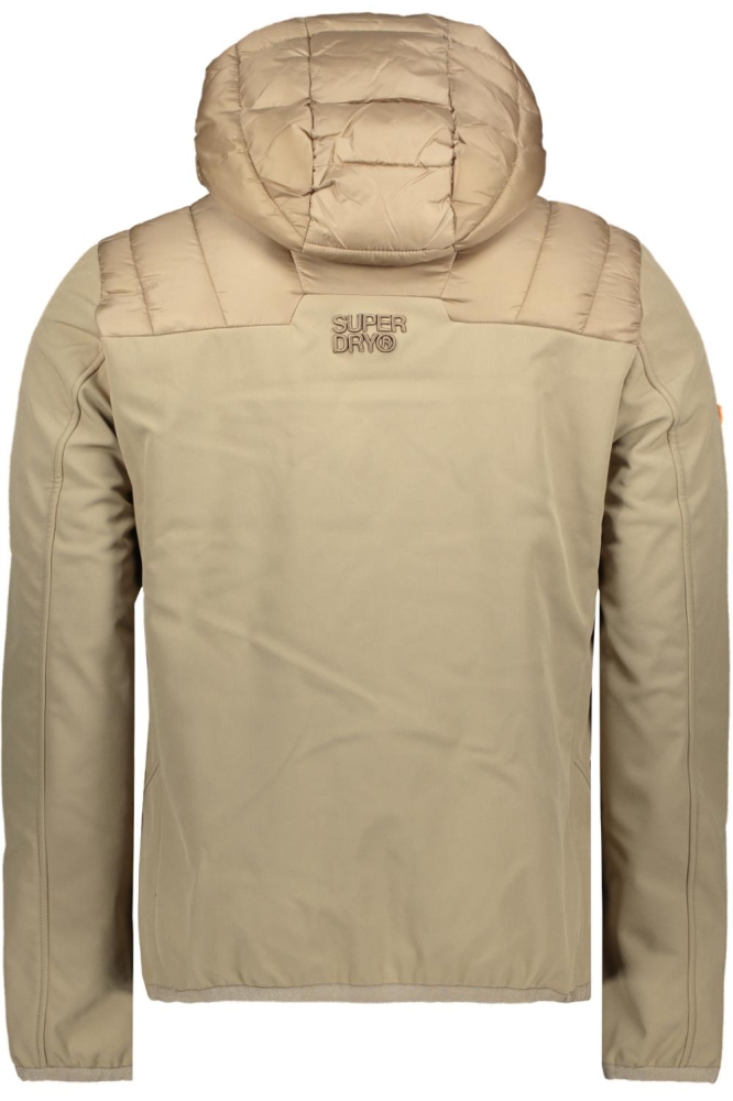 HOODED STORM SOFTSHELL M5011918A TIMBER WOLF BROWN