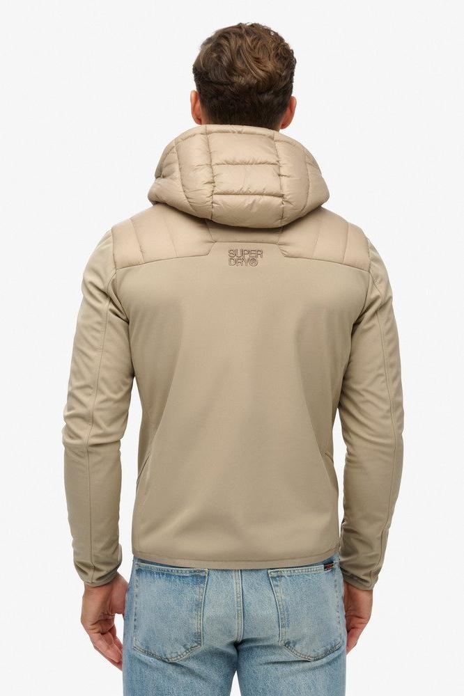 HOODED STORM SOFTSHELL M5011918A TIMBER WOLF BROWN