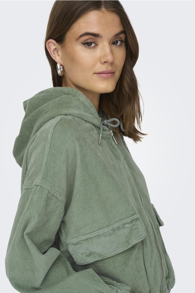 ONLKENZIE L/S CORD JACKET PNT NOOS 15246274 LILY PAD