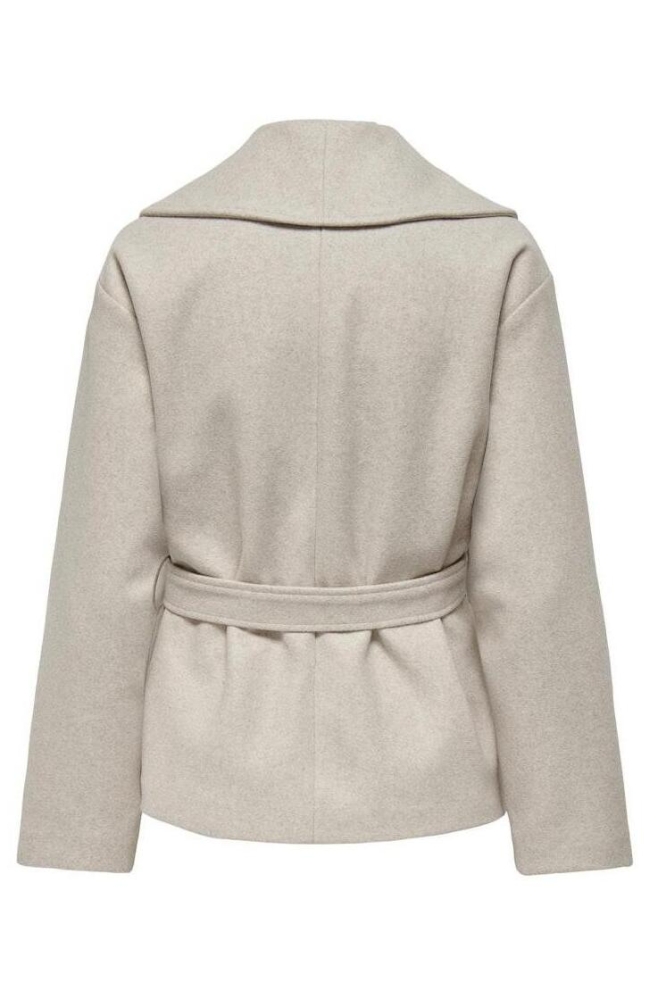 ONLAUGUSTA LIFE SHORT COAT OTW NOOS 15314352 Light Grey Melange