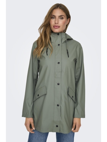 Only Jas ONLELISA RAINCOAT OTW NOOS 15261734 AGAVE GREEN