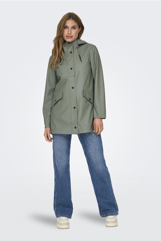 ONLELISA RAINCOAT OTW NOOS 15261734 AGAVE GREEN