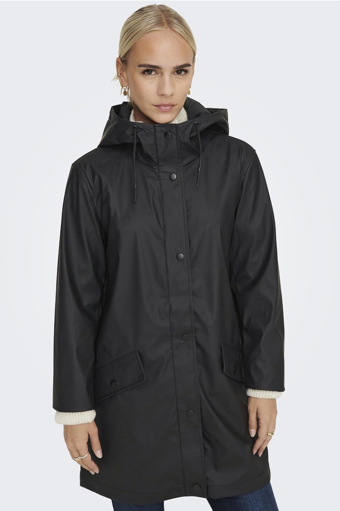 ONLELISA RAINCOAT OTW NOOS 15261734 BLACK