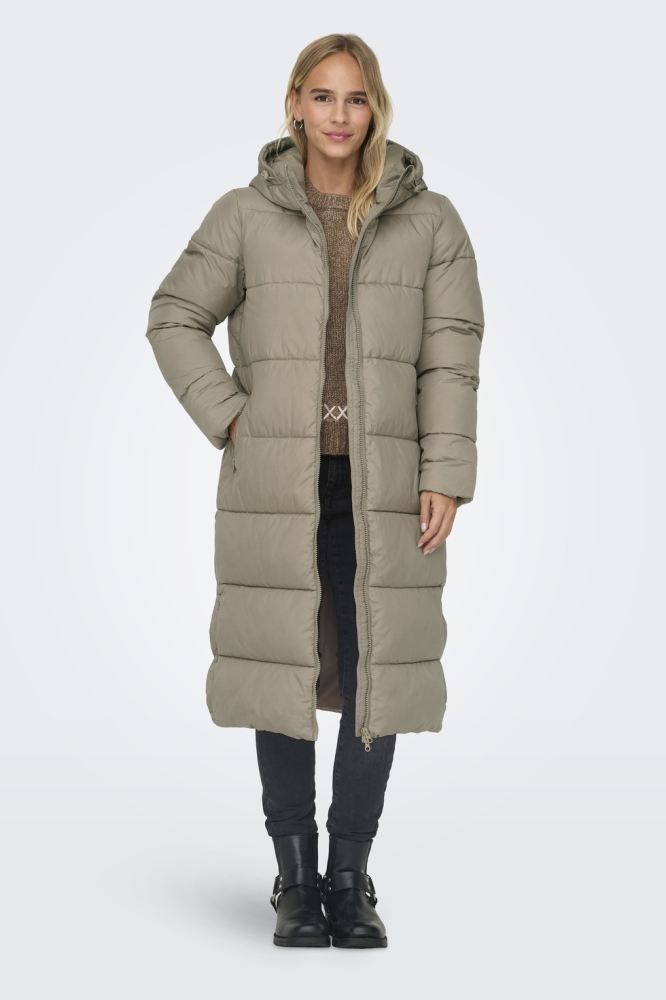 ONLMONTANA LONG PUFFER JACKET NOOS 15226559 SILVER MINK