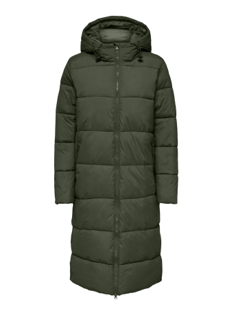 Only Jas ONLMONTANA LONG PUFFER JACKET NOOS 15226559 FOREST NIGHT