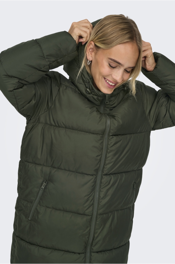 ONLMONTANA LONG PUFFER JACKET NOOS 15226559 FOREST NIGHT