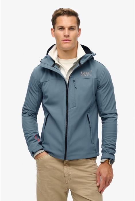 Superdry hooded soft shell trekker jkt