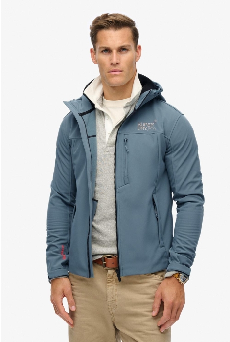 Superdry hooded soft shell trekker jkt