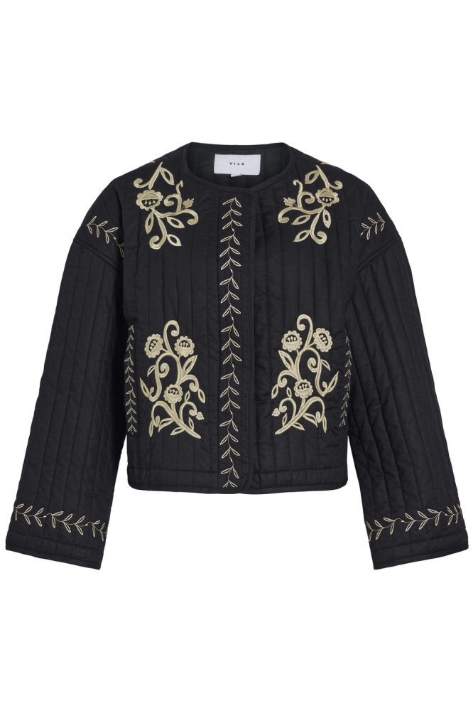 VISKY L/S EMBROIDERED JACKET/BFS 14104871 BLACK BEAUTY/BIRCH EMBR