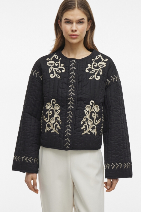 Vila visky l/s embroidered jacket/bfs