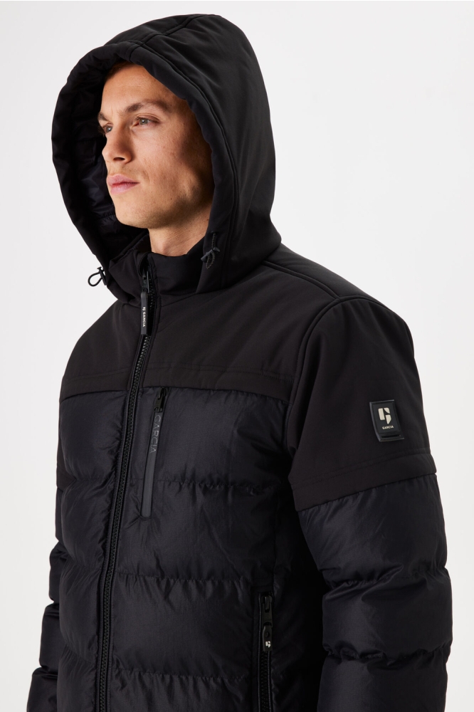 SOFTSHELL PUFFER JAS GJ410904 60 BLACK