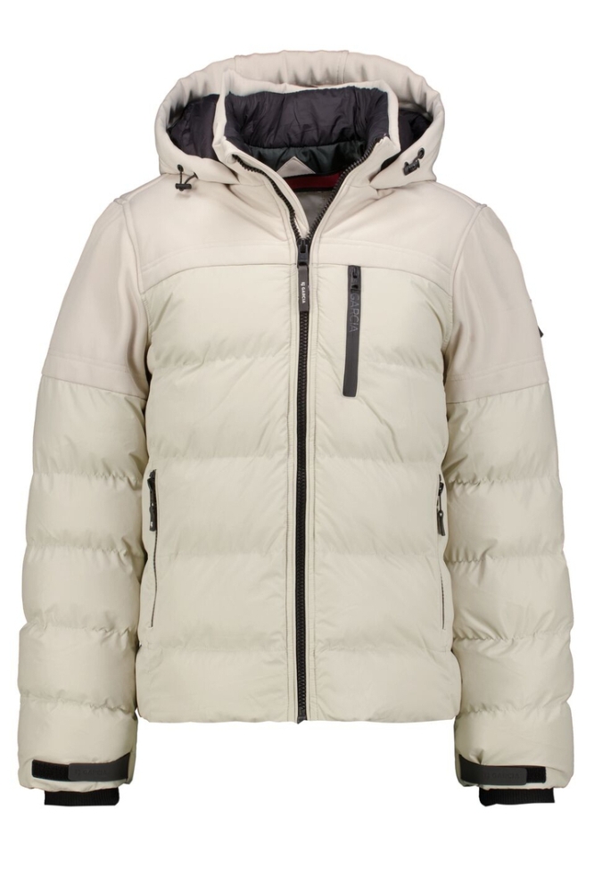 SOFTSHELL PUFFER JAS GJ410904 3238 WINTER WHITE