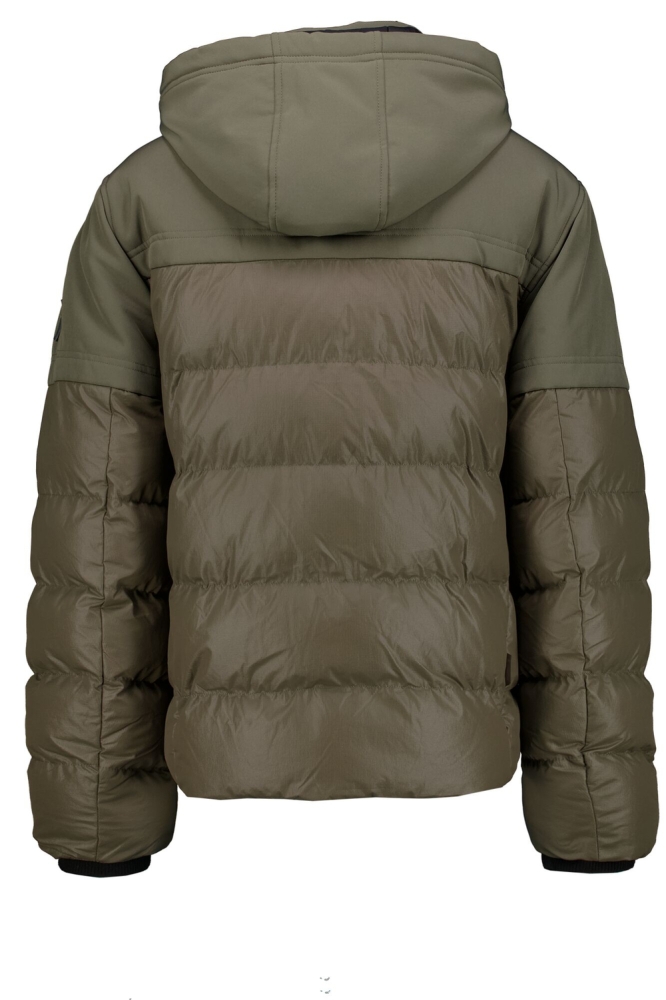 SOFTSHELL PUFFER JAS GJ410904 5424 CEDAR GREEN