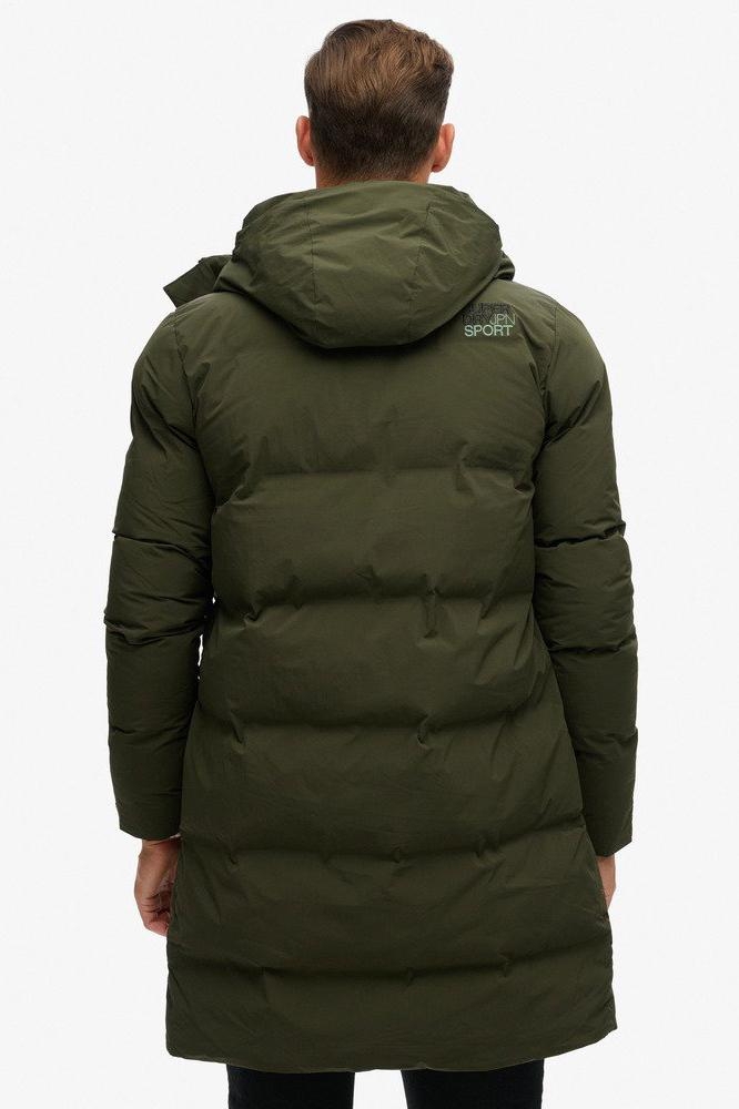 HOODED LONGLINE PUFFER JACKET M5011977A SURPLUS GOODS OLIVE GREEN