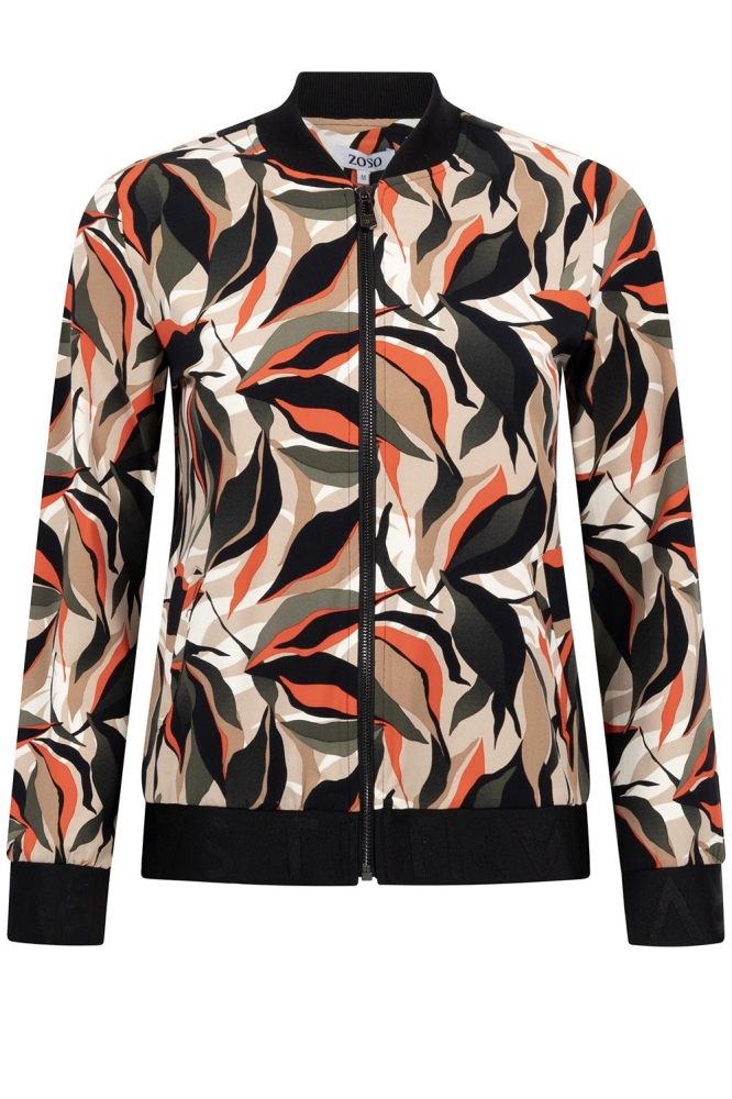 JENNY PRINTED TRAVEL JACKET 244 1190 REDCLAY/CAMEL