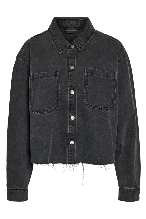 Noisy may nmalva l/s denim sh shacket az387bl