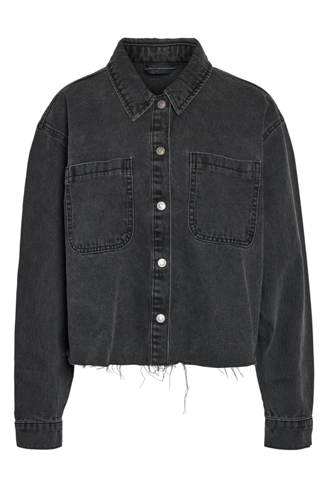 NMALVA L/S DENIM SH SHACKET AZ387BL 27034240 Black Denim