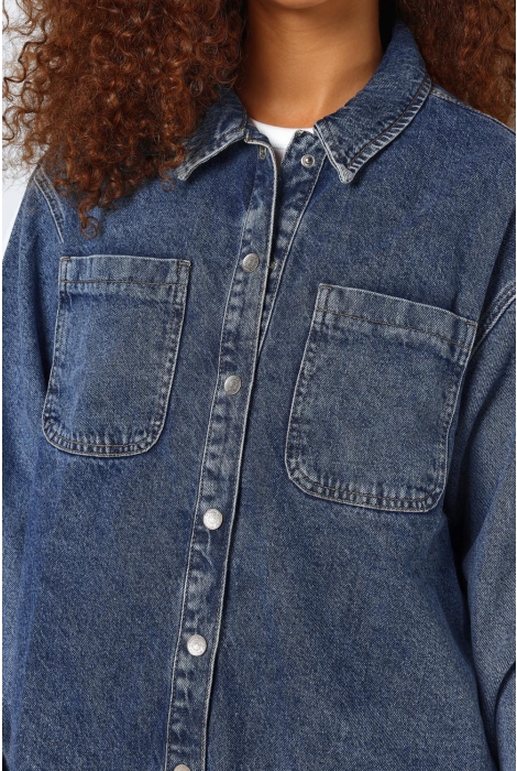 Noisy may nmalva l/s denim shacket az351mb no