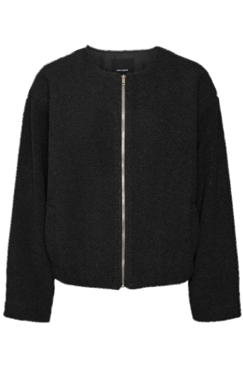 Vero Moda Jas VMTAYLOR LS TEDDY JACKET VIP 10323580 BLACK