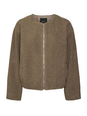 Vero Moda Jas VMTAYLOR LS TEDDY JACKET VIP 10323580 SHITAKE/AS NO 25