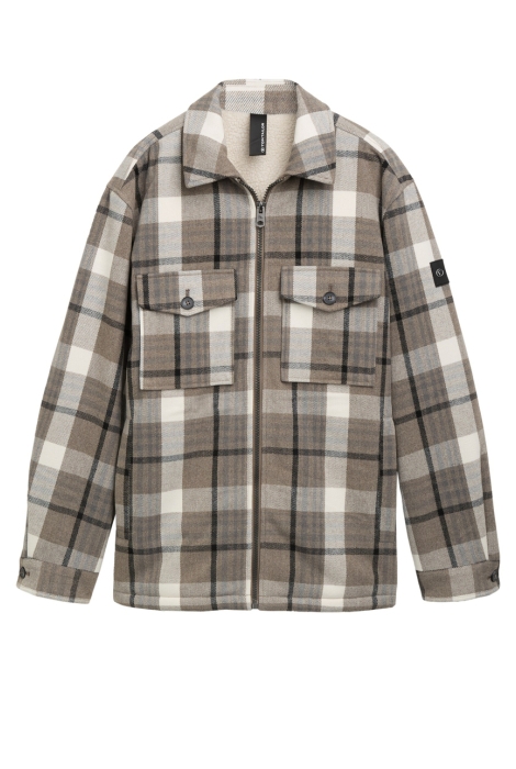 Tom Tailor shirt jacked sherpa lined