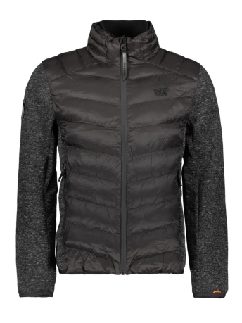 Superdry Jas STORM KNIT HYBRID PADDED JKT M5011916A BLACK