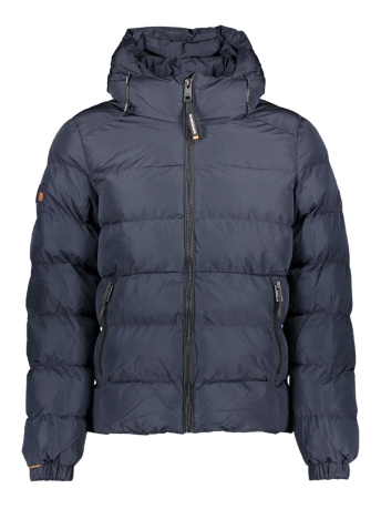 Superdry Jas HOODED SPORTS PUFFER JACKET M5011905A ECLIPSE NAVY