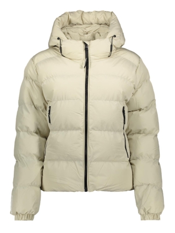 Superdry Jas HOODED SPORTS PUFFER JACKET W5011721A PELICAN BEIGE