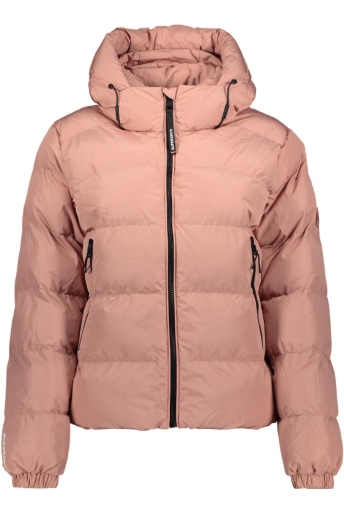 Superdry Jas HOODED SPORTS PUFFER JACKET W5011721A ASH ROSE