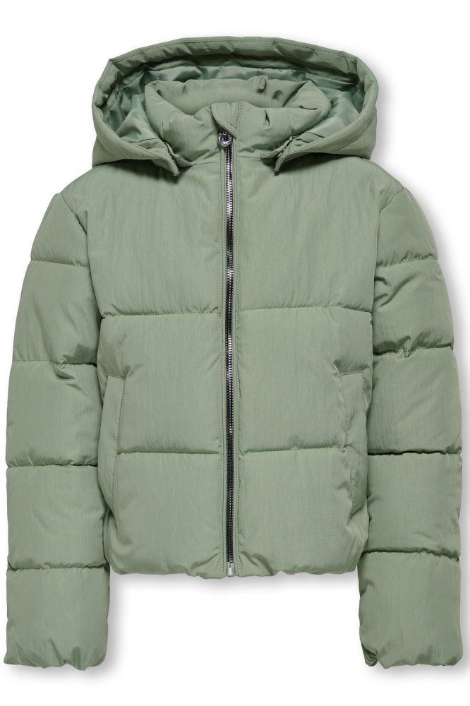 KOGDOLLY SHORT PUFFER JACKET OTW NO 15278591 HEDGE GREEN