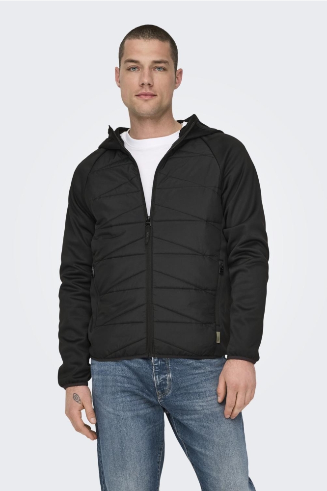 ONSLAN MIX JACKET OTW NOOS 22029643 BLACK/ BLACK