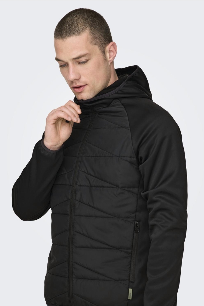 ONSLAN MIX JACKET OTW NOOS 22029643 BLACK/ BLACK