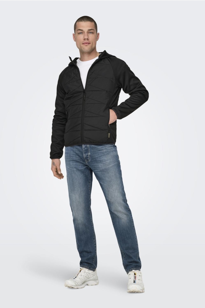 ONSLAN MIX JACKET OTW NOOS 22029643 BLACK/ BLACK