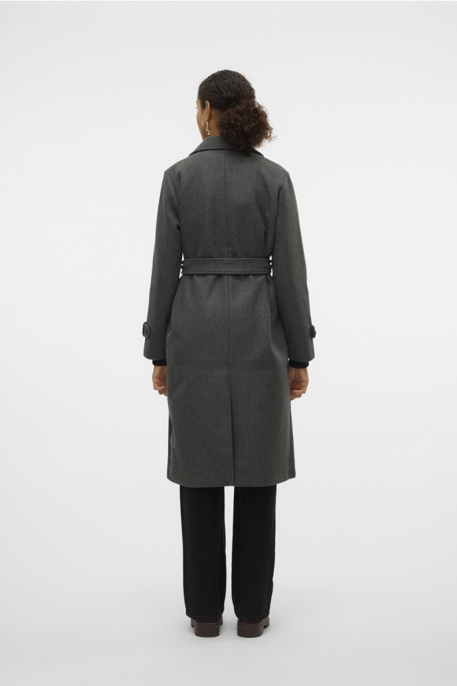 VMFORTUNEVEGA LONG TRENCHCOAT GA NO 10289870 Dark Grey Melange