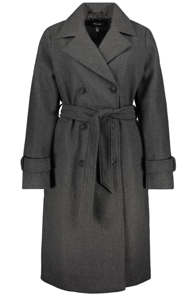 VMFORTUNEVEGA LONG TRENCHCOAT GA NO 10289870 Dark Grey Melange