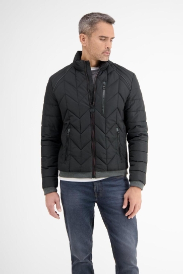 Lerros Jas GEWATTEERDE BLOUSON MET FUNCTIONALITEIT 2497015 290 BLACK