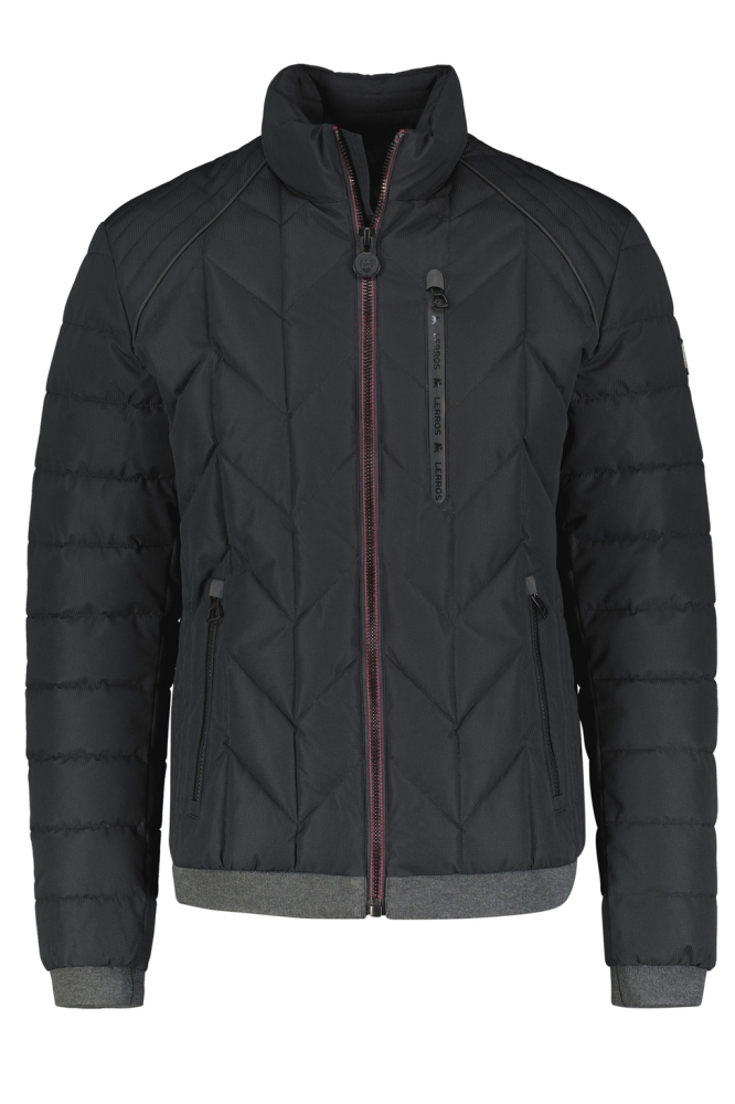 GEWATTEERDE BLOUSON MET FUNCTIONALITEIT 2497015 290 BLACK