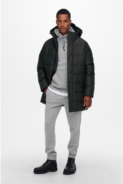 Only & Sons onscarl life long quilted coat otw