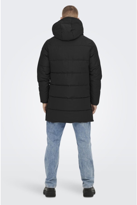 Only & Sons onscarl life long quilted coat otw