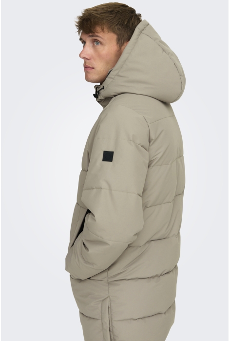 Only & Sons onscarl life long quilted coat otw