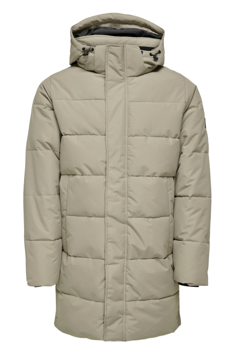 Only & Sons onscarl life long quilted coat otw