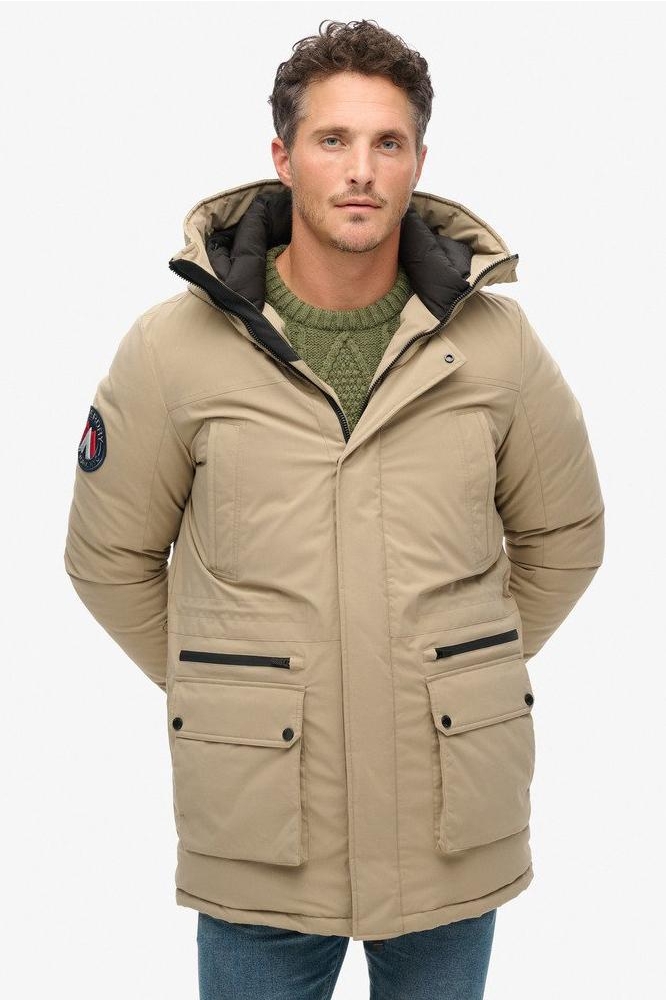 CITY PADDED PARKA JACKET M5011909A TIMBER WOLF BROWN