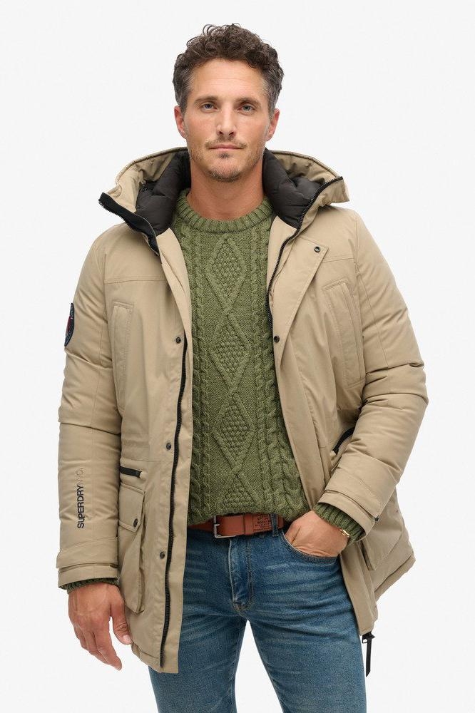 CITY PADDED PARKA JACKET M5011909A TIMBER WOLF BROWN